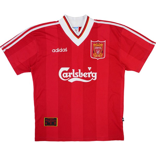 Camiseta Liverpool Replica Primera Ropa Retro 1995 1996 Rojo